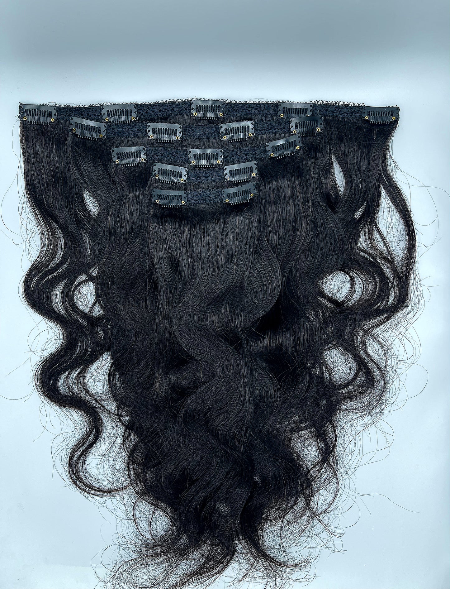 5 PIECE 12A BRAZILIAN BODY WAVE CLIP-INS